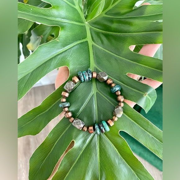 Jewelry - Turquoise - Hematite - Labradorite Bracelet